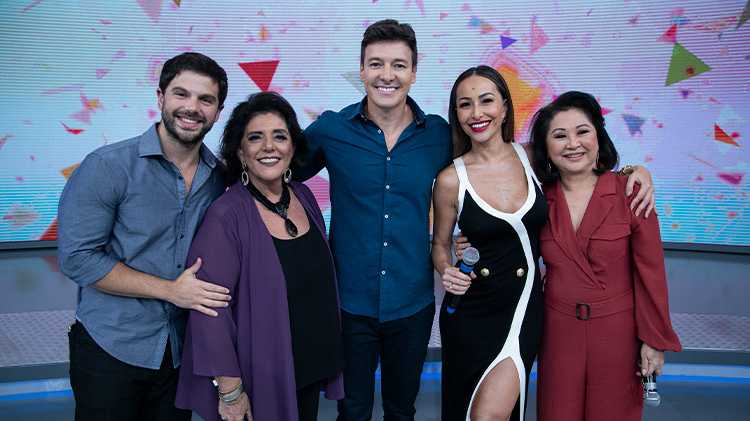 Duda Nagle, Leda Nagle, Rodrigo Faro, Sabrina Sato e Kika Sato