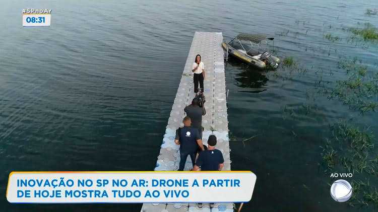 Imagens do drone do SP no AR