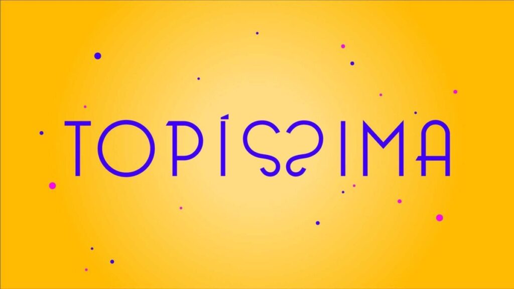 Logo da novela Topíssima