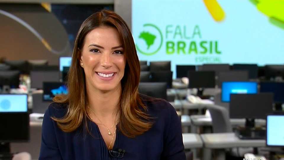 Jessica Smetak no rodízio do Fala Brasil