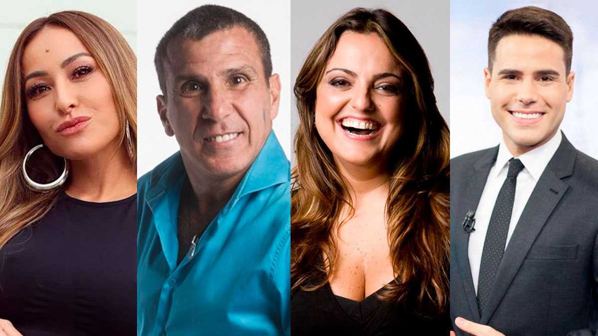 Sabrina Sato, Eri Johson, Fabíola Reipert e Luiz Bacci estarão no palco do programa de Geraldo Luís