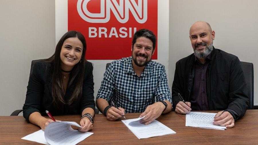 Mari Palma e Phelipe Siani assinam com a CNN Brasil