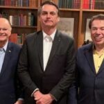 Edir Macedo dono da Record TV, Presidente Jair Bolsonaro e Silvio Santos