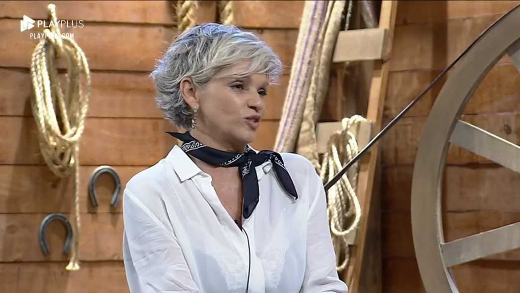 Andréa Nóbrega na Cabine de Descompressão de A Fazenda