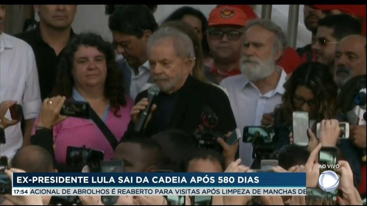 Lula discursa ao vivo, na cobertura do JR 24h