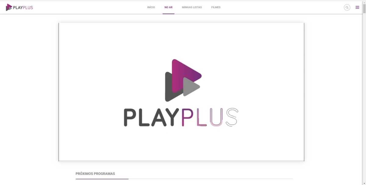 Novo player do PlayPlus na versão web