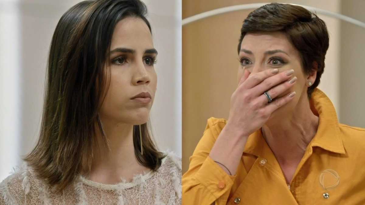 Sophia (Camila Rodrigues) descobre toda traição de Angelica (Pérola Faria)