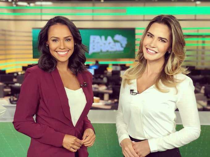 Salcy Lima e Larissa Alvarenga comandam o Fala Brasil