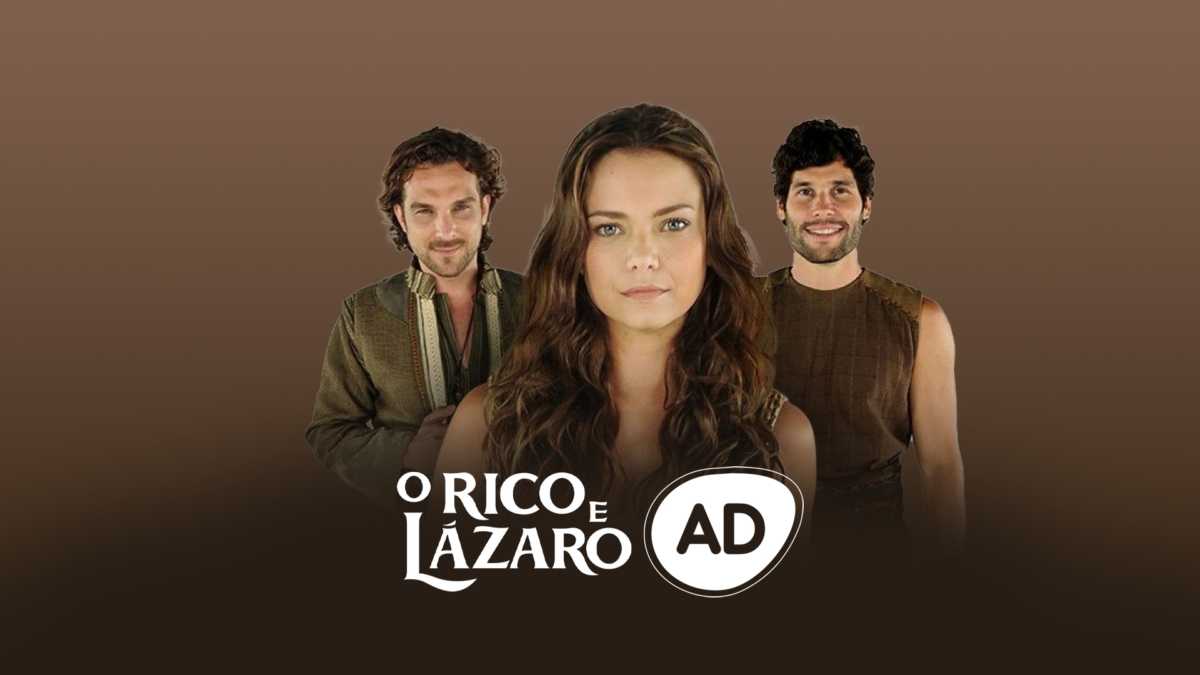 Logo do resumo da novela O Rico e Lázaro no Portal Alta Definição