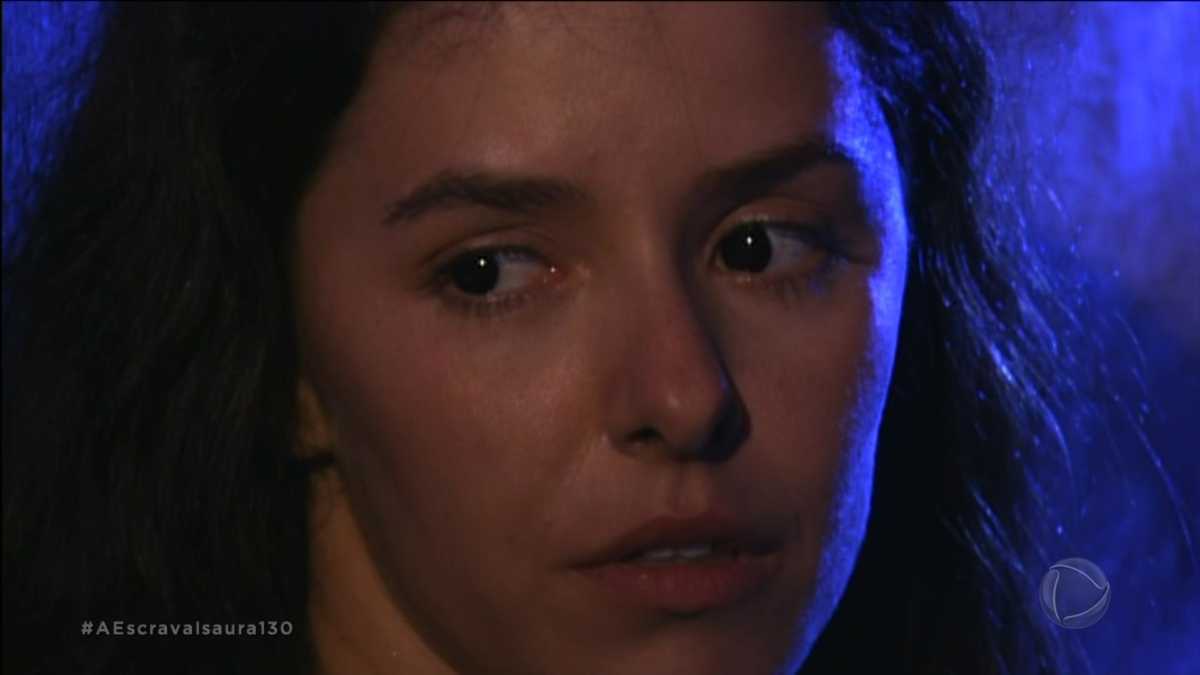 Bianca Rinaldi como Isaura na novela A Escrava Isaura