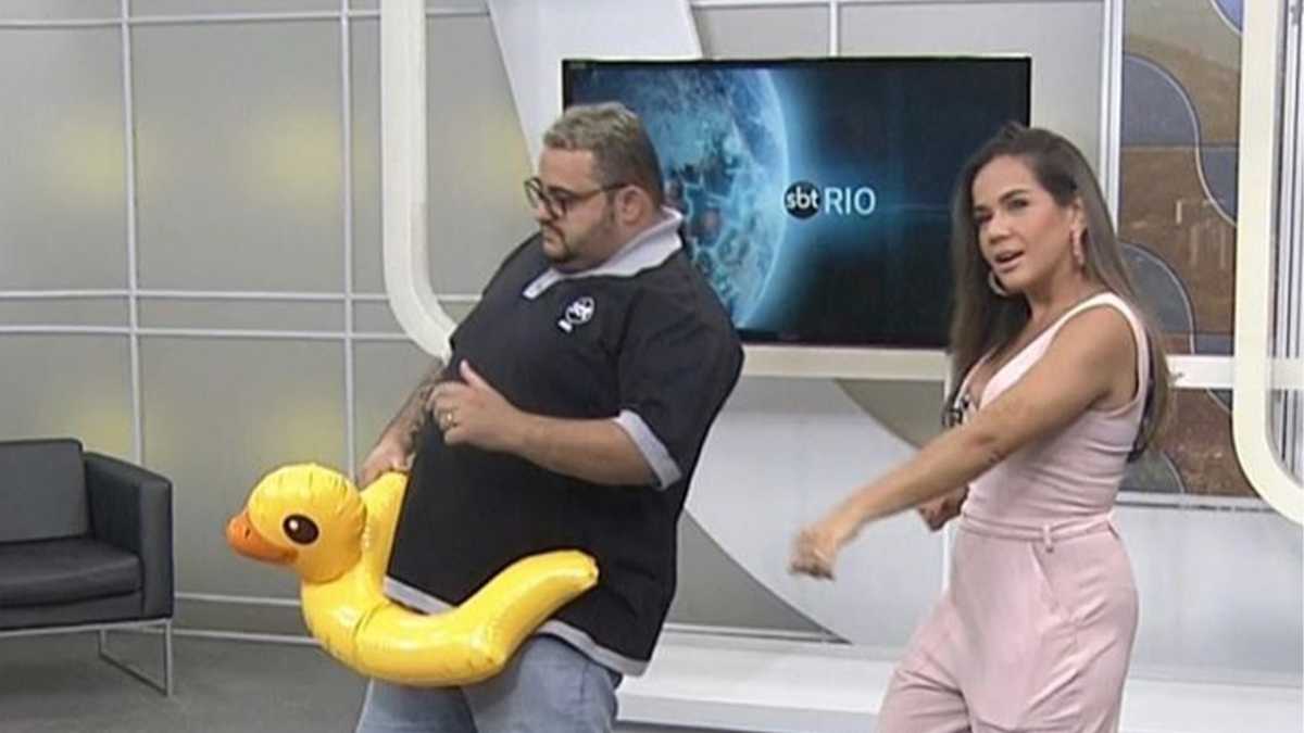 Cinegrafista Robson Thiago no sBT Rio