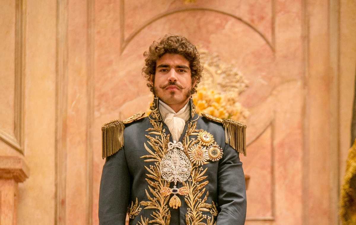 Caio Castro como Dom Pedro I em Novo Mundo