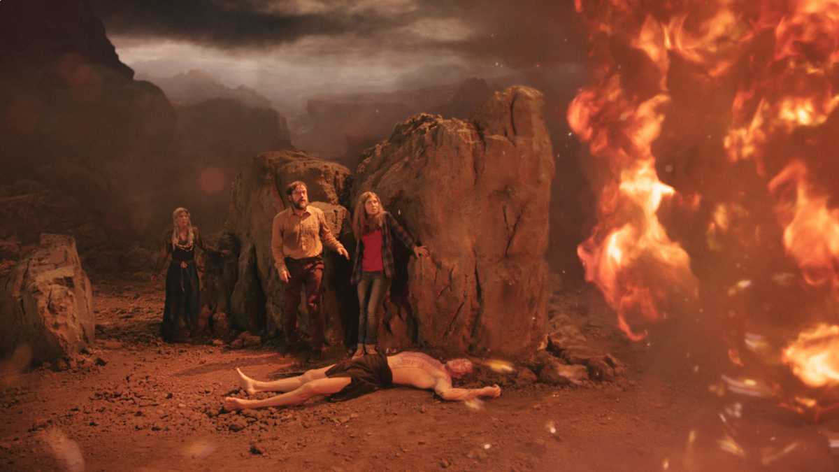 Foto de um cena do filme Mara e o Senhor do Fogo