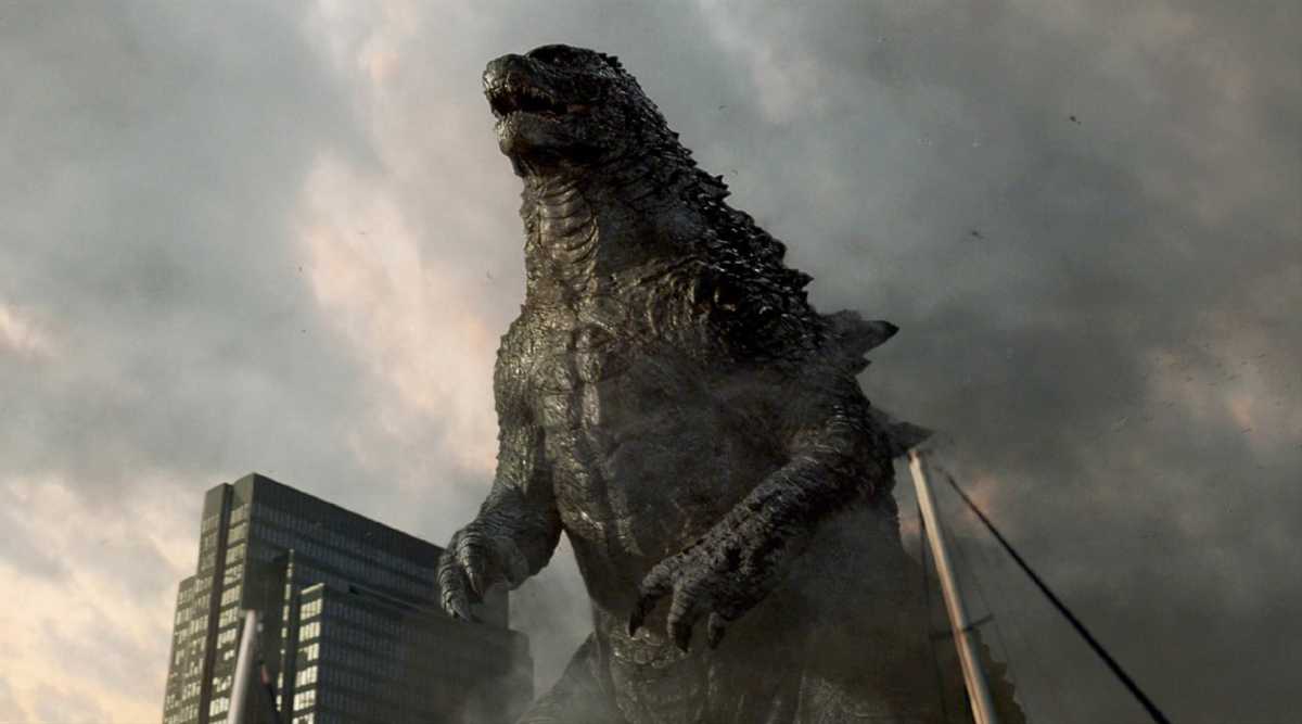 Foto de uma cena do filme Gozilla (2014)