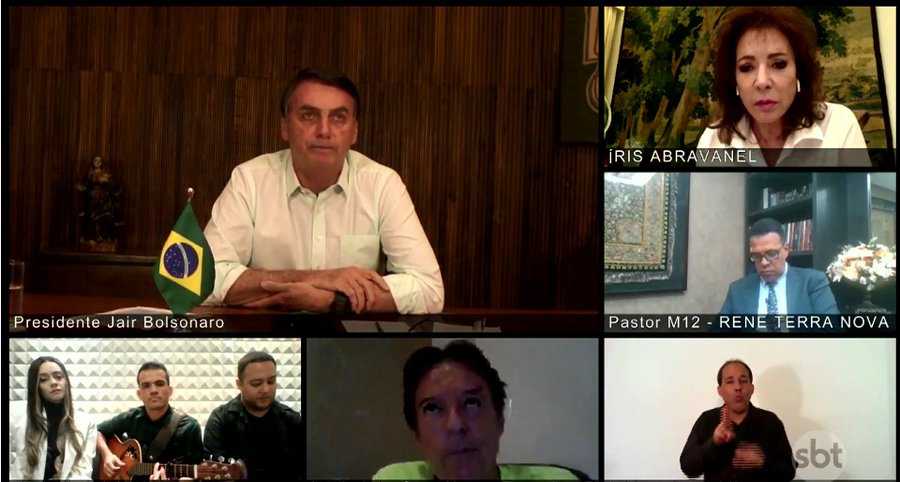 Live de Jair Bolsonaro no SBT