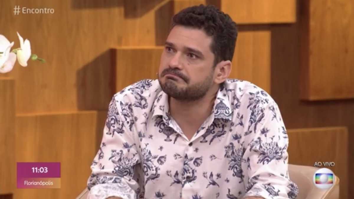 Andre Curvello emocionado no Encontro