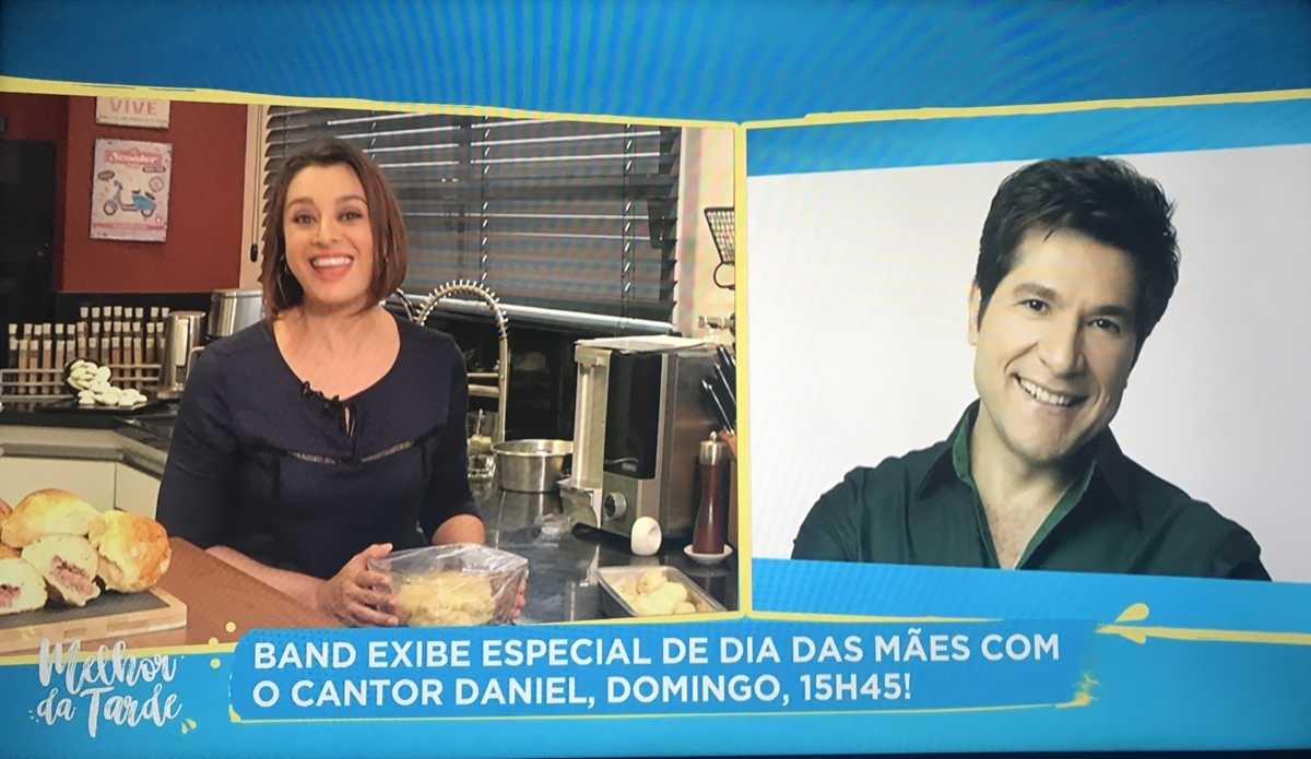 Catia Fonseca apresenta live Daniel