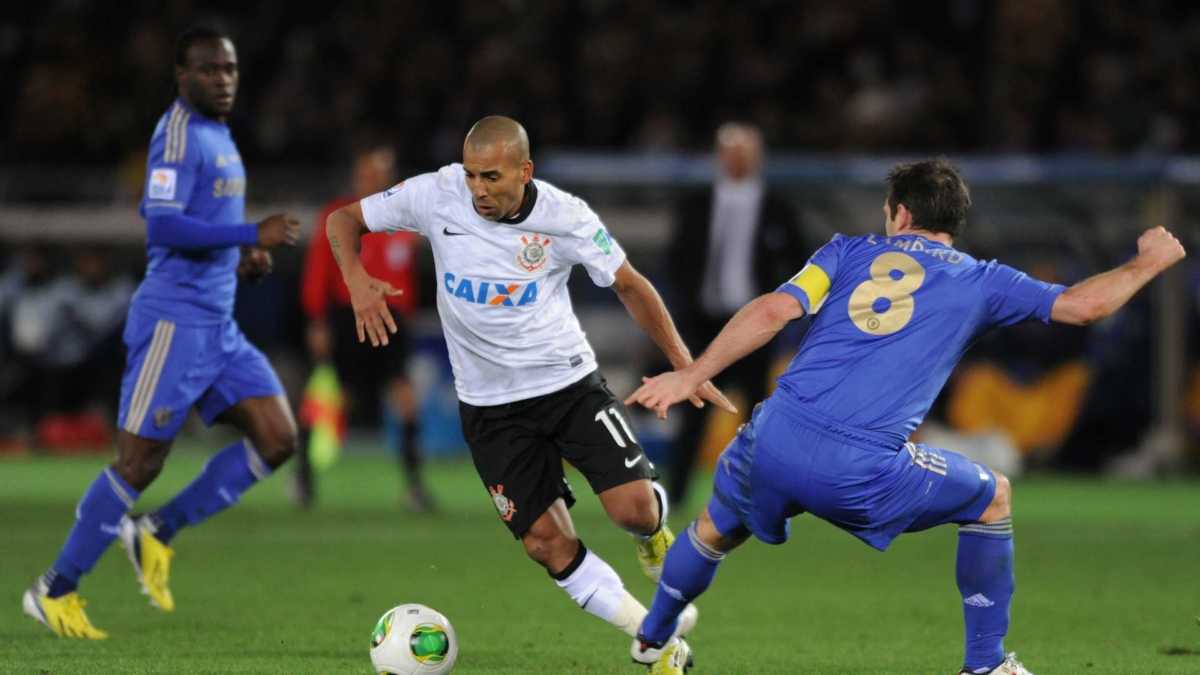 Foto da partida entre Corinthians X Chelsea pelo Mundial de 2012