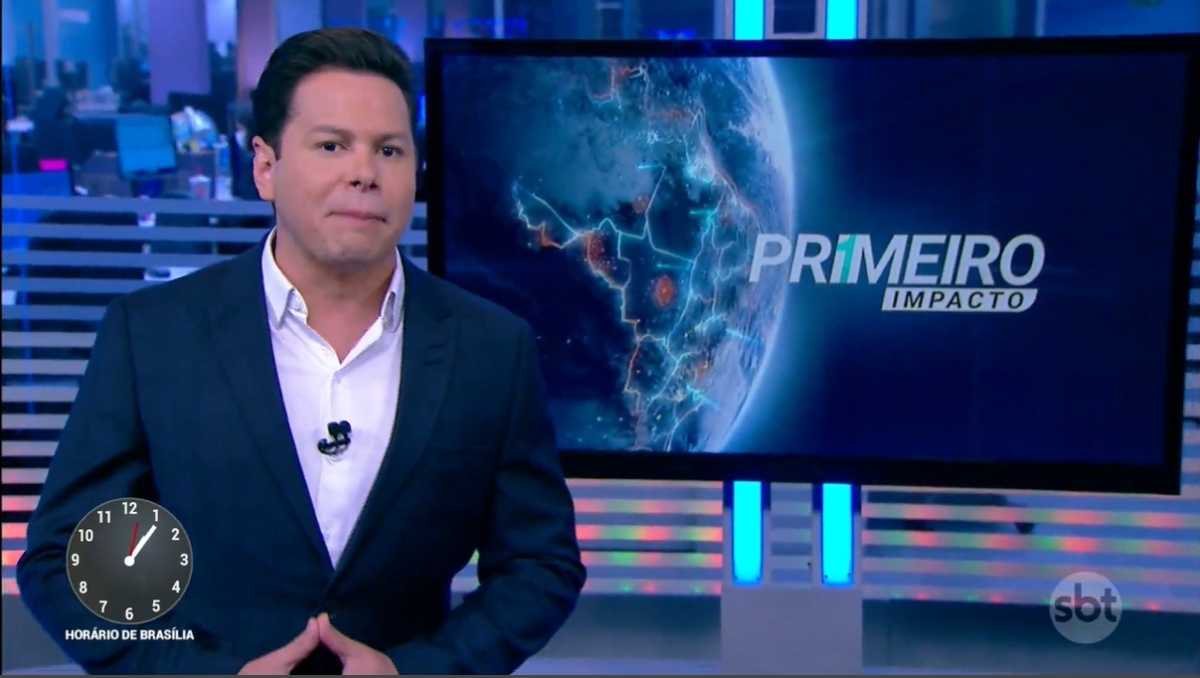 Marcão do Povo apresentando o Primeiro Impacto