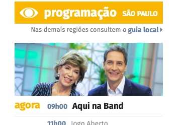 Silvia Poppovic no site da Band