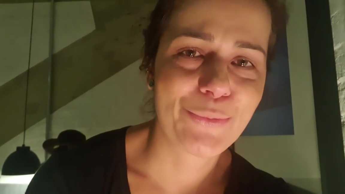 Adriana Araújo se emociona em vídeo no Instagram