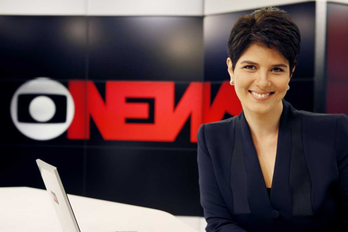 Mariana Godoy apresentando o Jornal das Dez na GloboNews