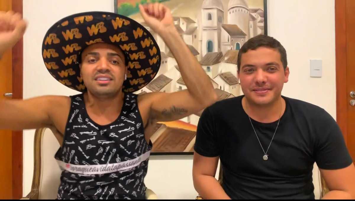 Trulipa e Wesley Safadão no Conversa Com Bial