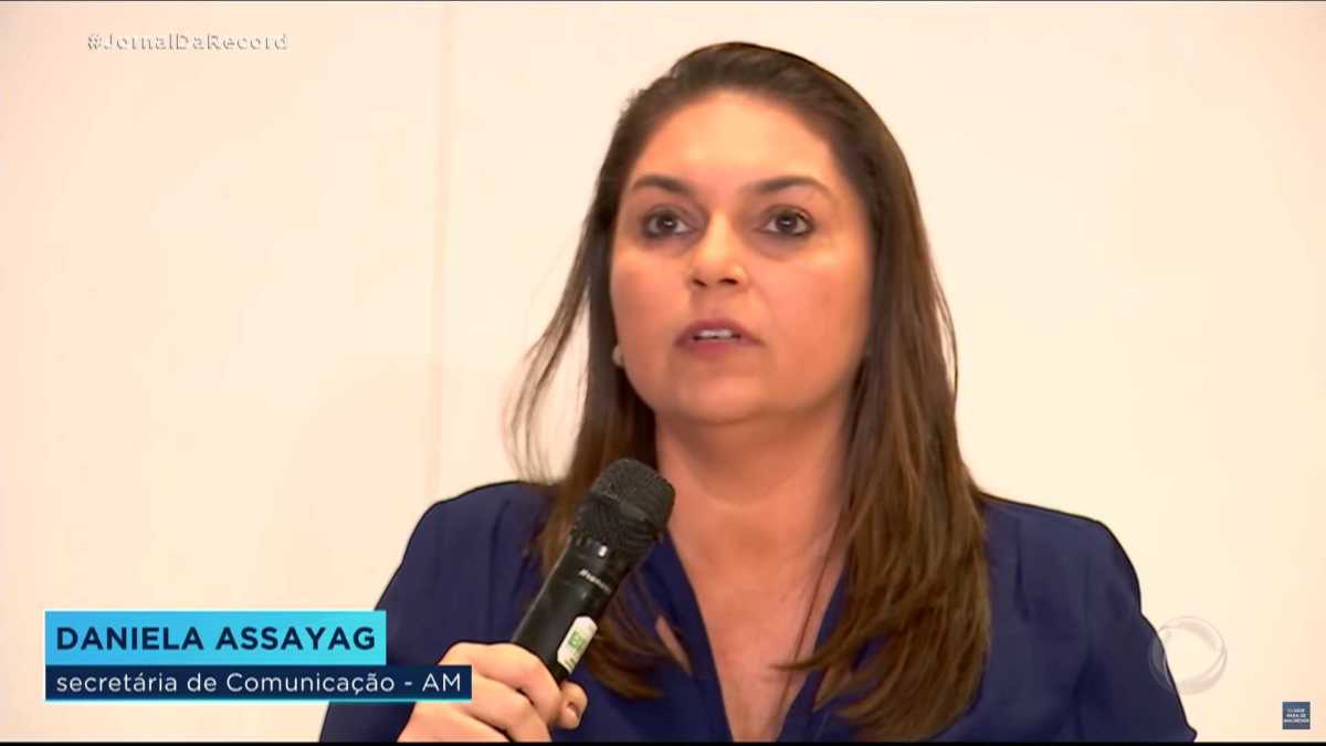 Daniela Assayag no Jornal da Record