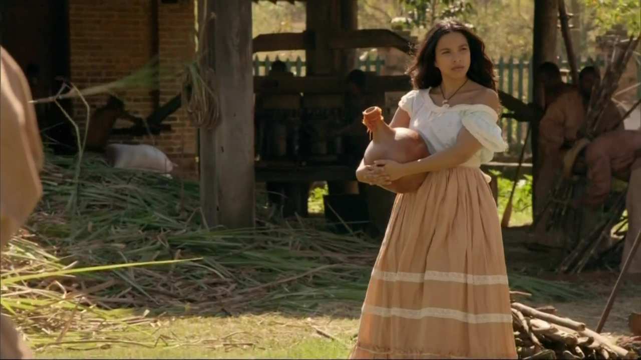 Gabriela Moreyra como Juliana, protagonista de Escrava Mãe