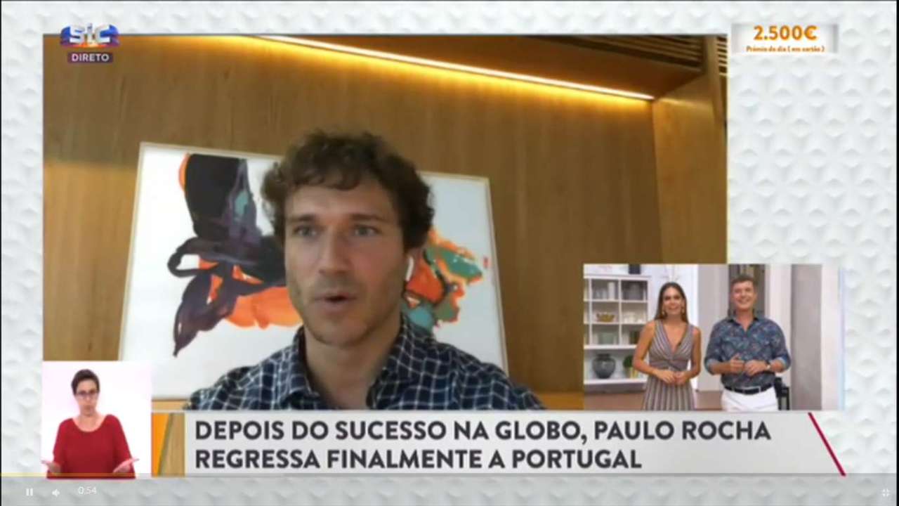 Paulo Rocha em programa da SIC