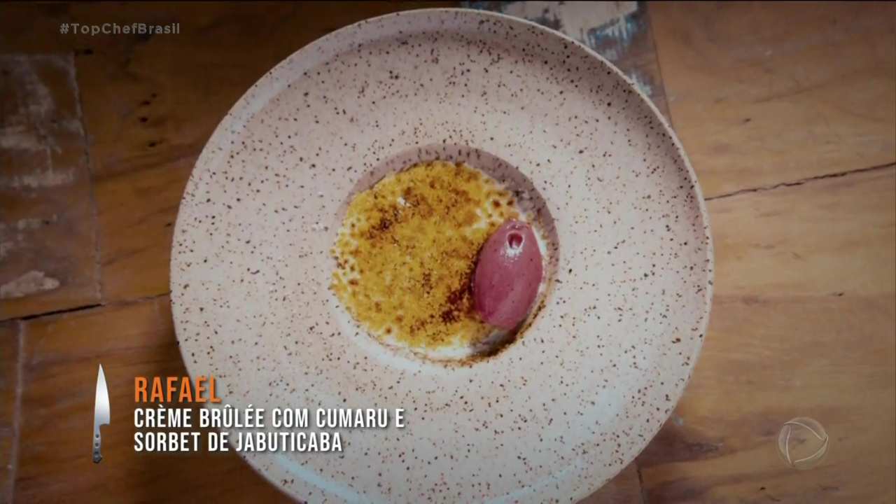 Prato de Rafael no Top Chef