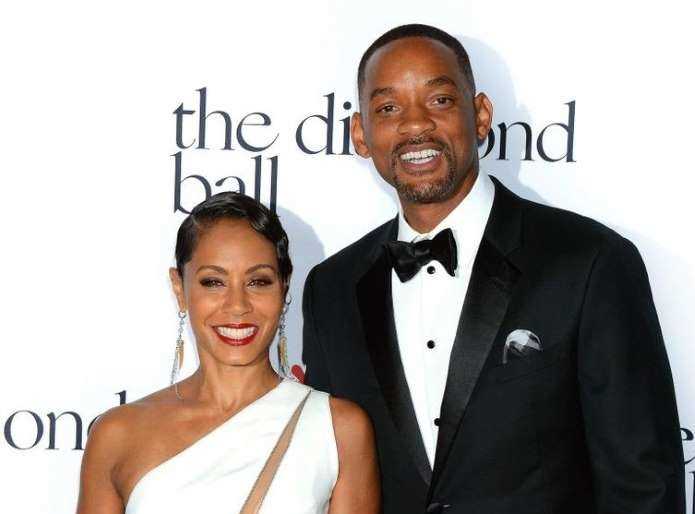 Jada Pinkett e Will Smith posam juntos