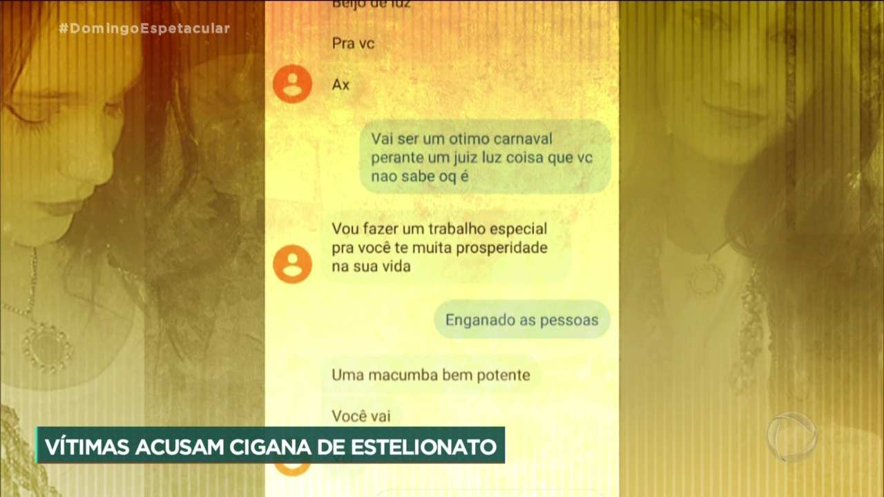 Mulher é ameaçada pela cigana