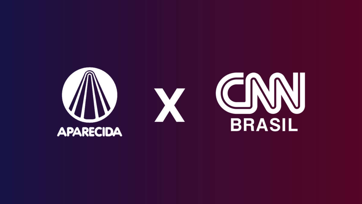 Logo da TV aparecida X CNN Brasil