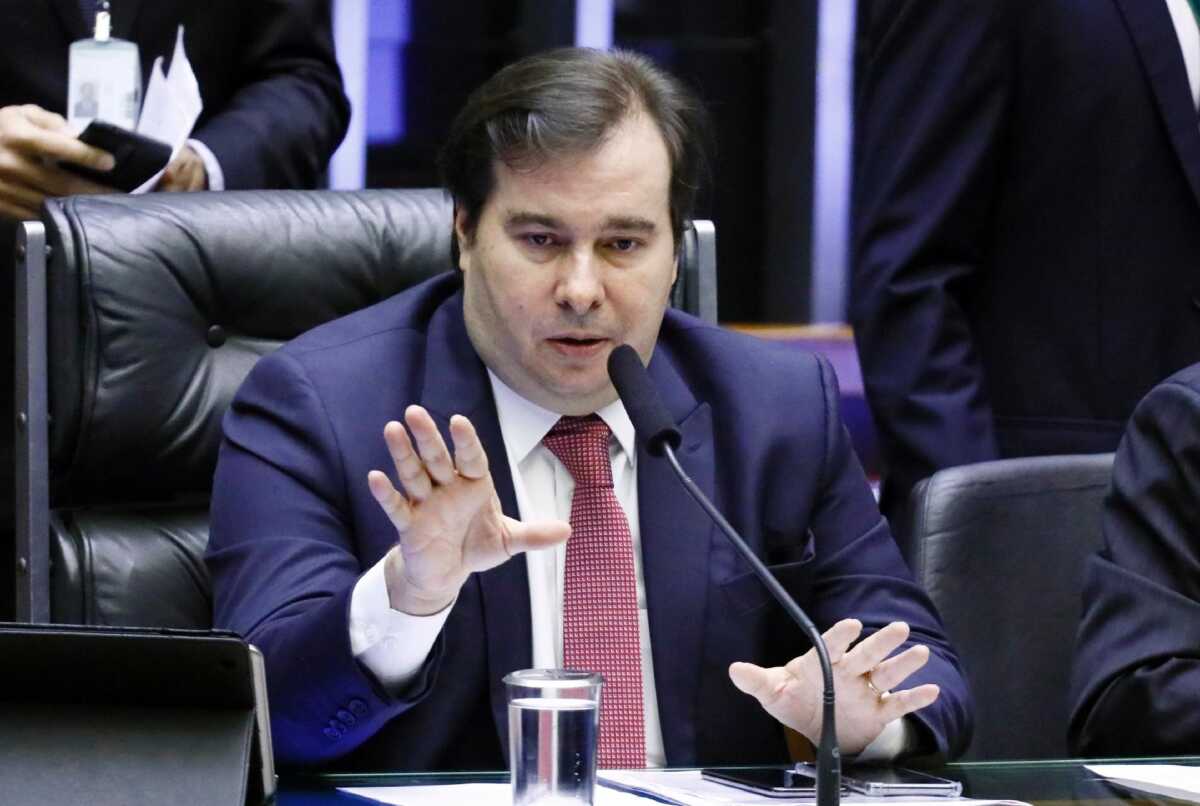 Deputado Federal Rodrigo Maia durante uma Sessão na Câmera dos Deputados