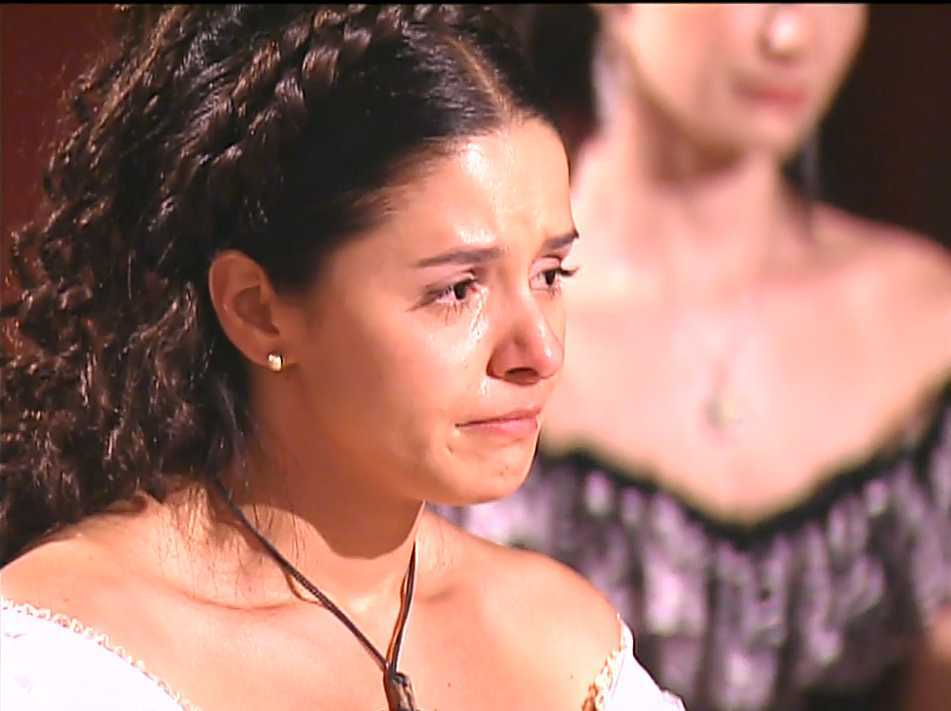 Bianca Rinaldi em cena final de A Escrava Isaura