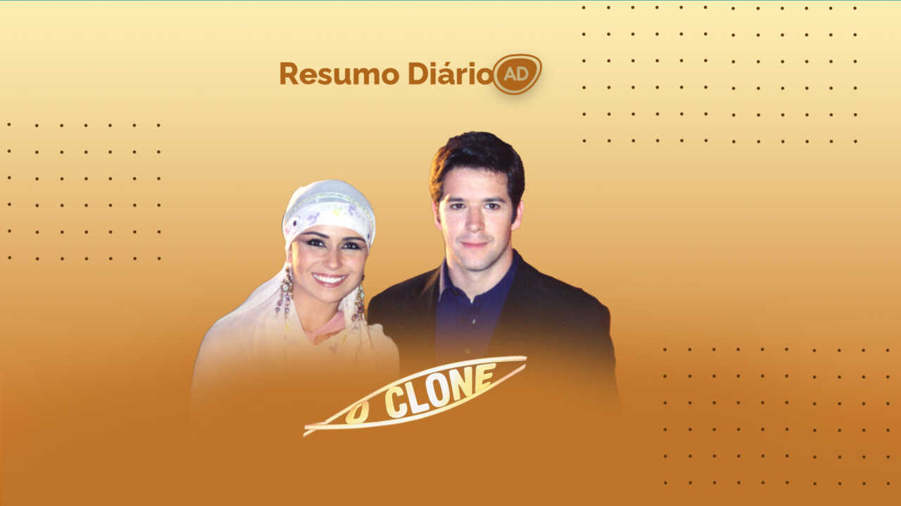 Logo do resumo diário de O Clone no Viva