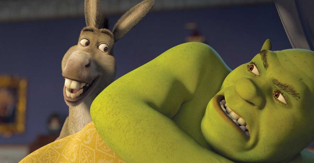 Cena do filme Shrek terceiro