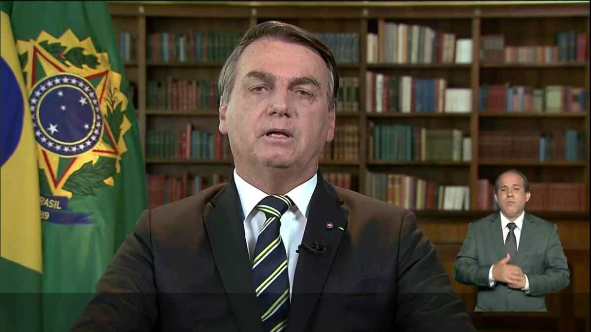 Jair Bolsonaro em pronunciamento do feriado de 07 de setembro