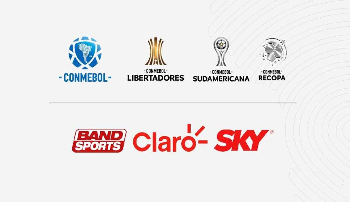 Pôster de divulgação e lançamento da Conmebol TV