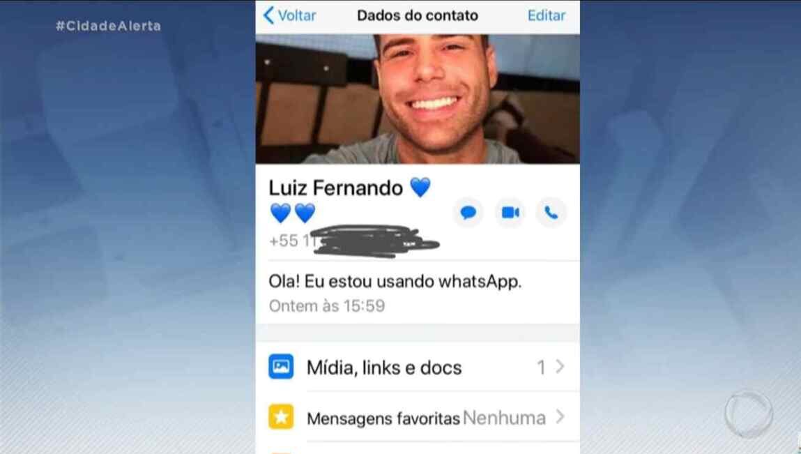 Golpe sofrido pela mãe do Bacci no WatsApp relatado no Cidade Alerta