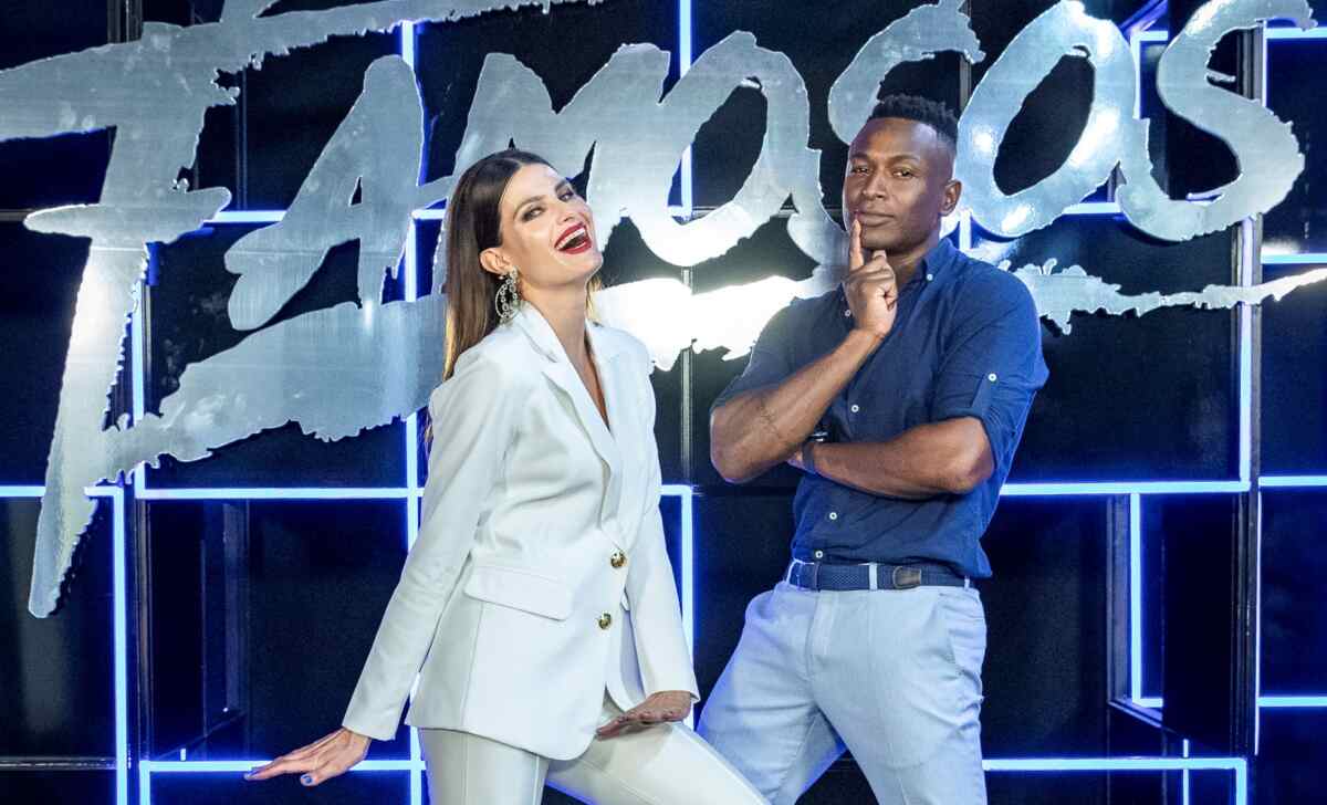 Isabeli Fontana com seu bailarino Igor Maximiliano da 'Dança dos Famosos 2020'