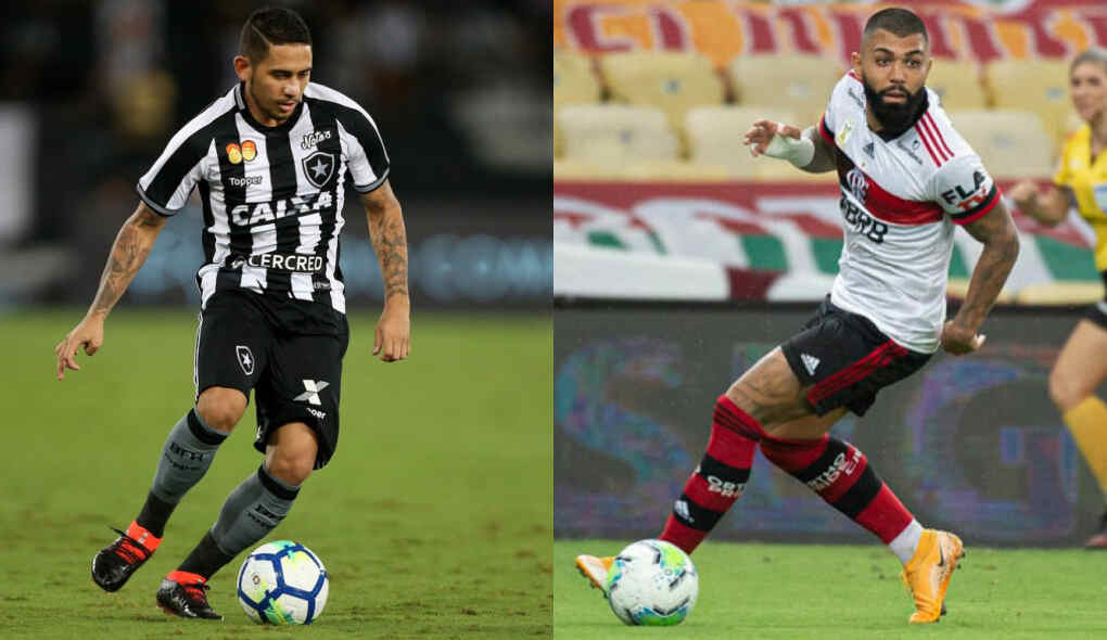 Jogadores Leandro Carvalho e Gabigol