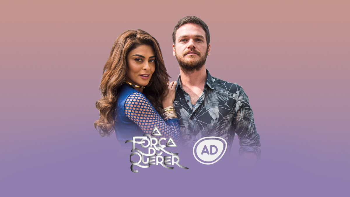 Logo do resumo da novela A Força do Querer com os protagonistas Juliana Paes e Emilio Dantas