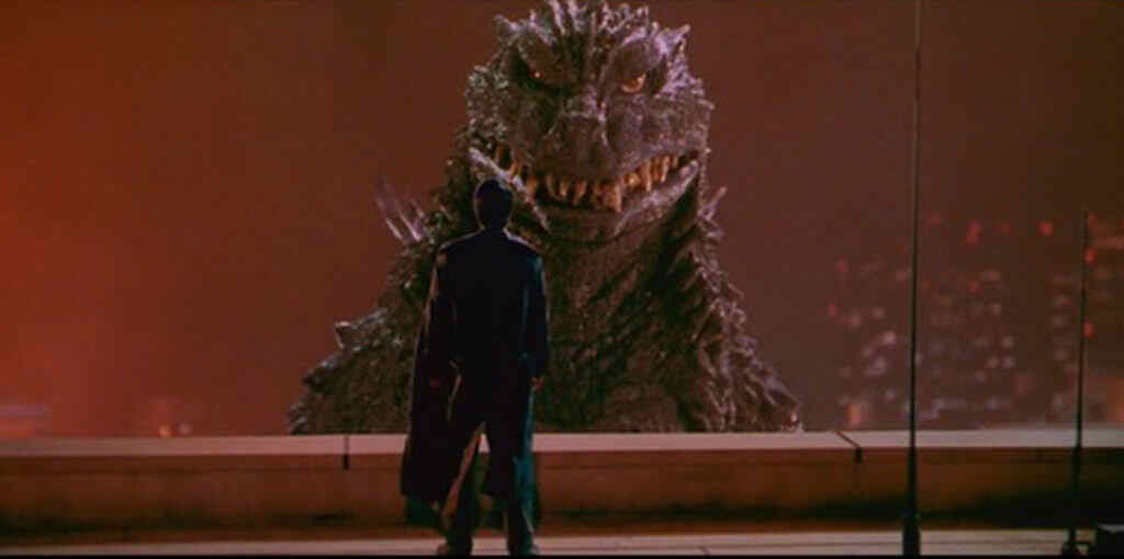 Cena do filme Godzilla 2000