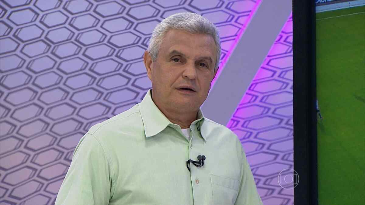 Márcio Rezende de Freitas durante uma participação no Globo Esporte MG