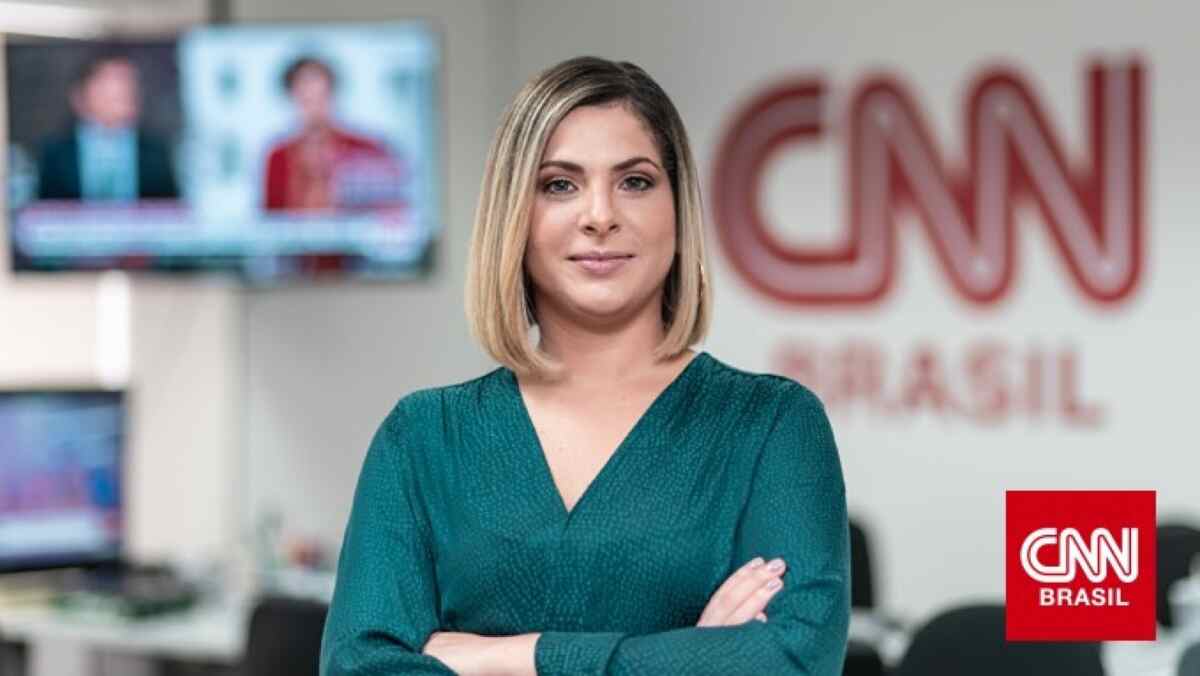 Jornalista Daniela Lima, na redação da CNN Brasil em São Paulo