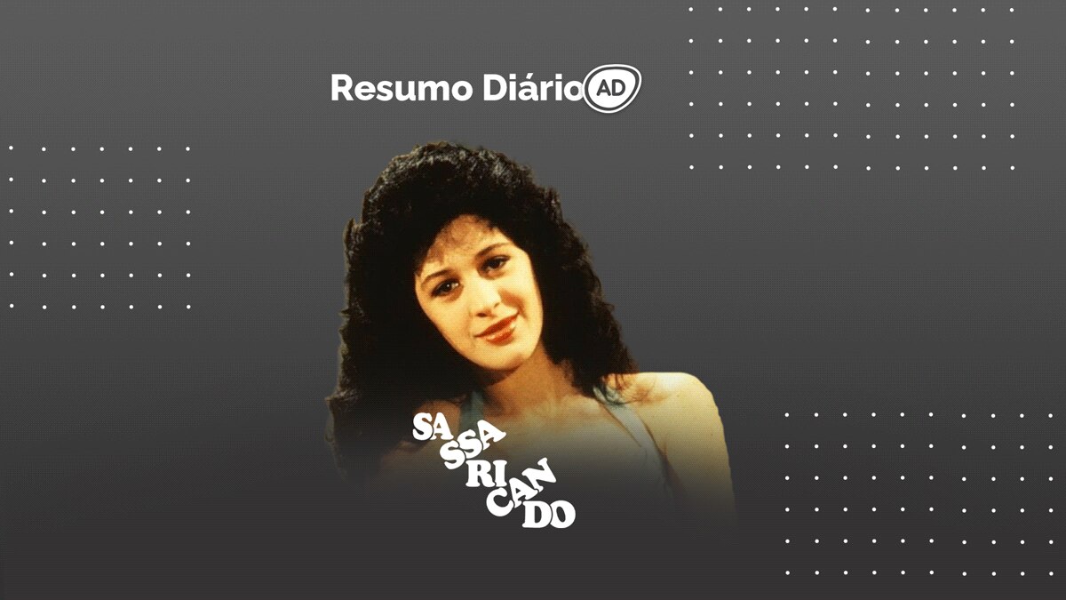 Logo do resumo diário da novela Sassaricando