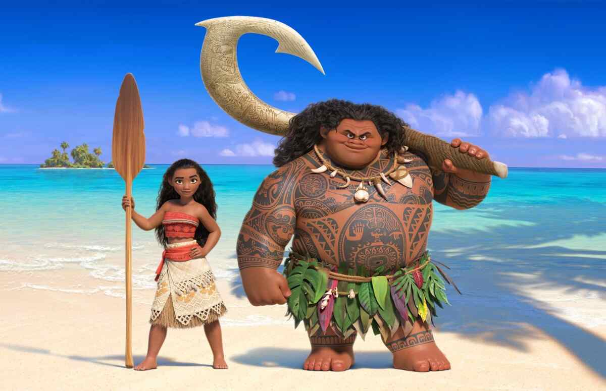 Cena do filme de animação Moana - Um Mar De Aventuras, exibido pela Globo na Temperatura Máxima