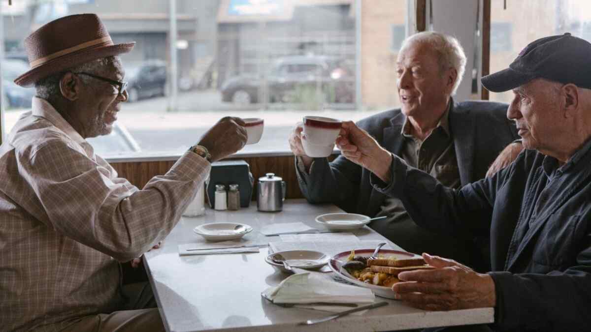 Cena do filme Despedida em Grande Estilo, exibido pela Globo no Supercine